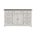 River Place 9 Drawer Dresser in Riverstone White and Tobacco image