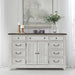 Liberty Furniture River Place 9 Drawer Dresser in Riverstone White and Tobacco image