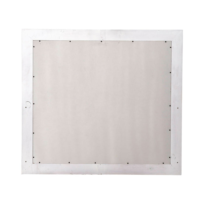 River Place Mirror in Riverstone White and Tobacco image