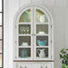 Liberty Furniture River Place Curio Cabinet in Riverstone White & Tobacco image
