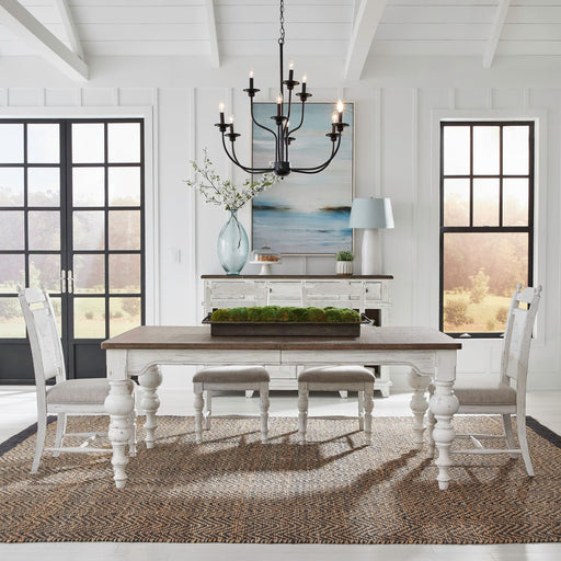 River Place 5 Piece Rectangular Table Set image