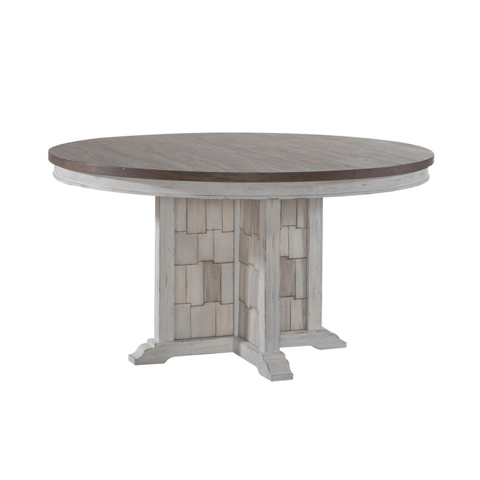 River Place Pedestal Table Set