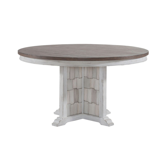 River Place Pedestal Table Set