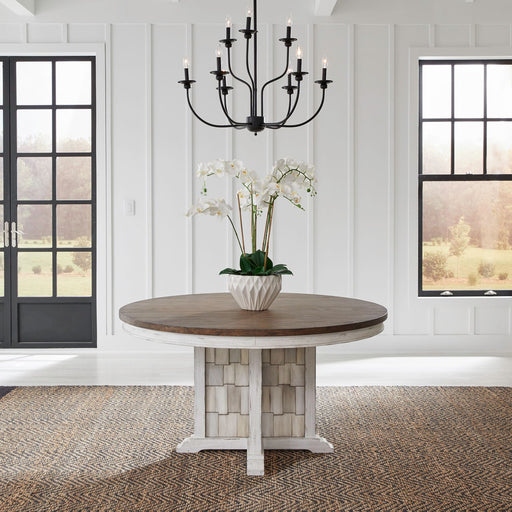River Place Pedestal Table Set image