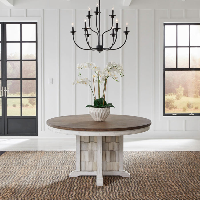 River Place Pedestal Table Set image