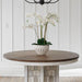 Liberty Furniture River Place Round Pedestal Table in Riverstone White & Tobacco image