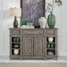 Liberty Furniture River Place Breakfront Server in Riverstone Gray & Tobacco image