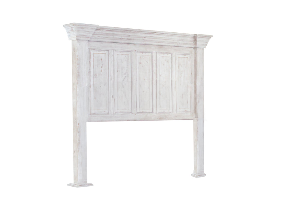 Terra White King Bed