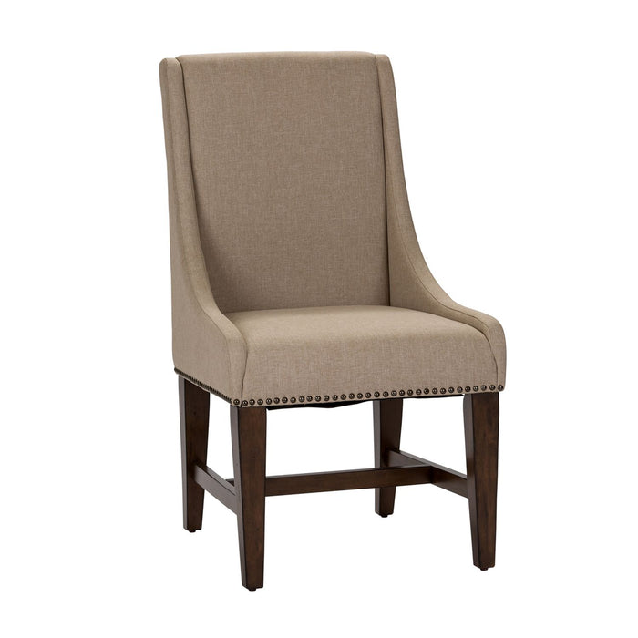 Armand Upholstered Side Chair in Antique Brownstone (Set of 2)