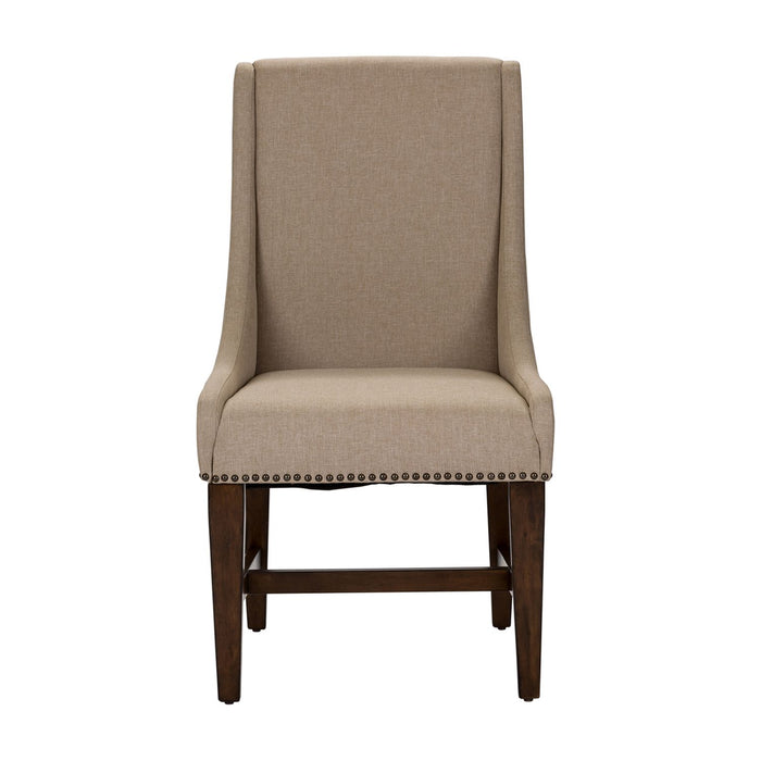 Armand Upholstered Side Chair in Antique Brownstone (Set of 2)