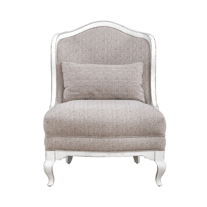 Magnolia Manor Upholstered Accent Chair in Antique White image