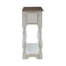 Magnolia Manor Hall Console in Antique White & Weathered Bark EST SHIP TIME APPX 4 WEEKS image