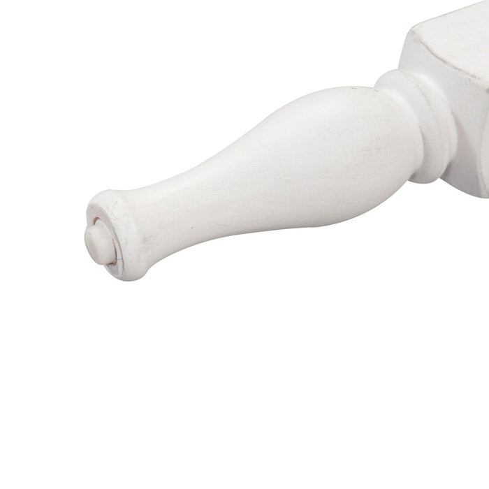 Liberty Furniture Magnolia Manor Spindle Back Counter Chair in Antique White