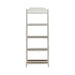 Magnolia Manor Leaning Pier Bookcase in Antique White & Weathered Bark image