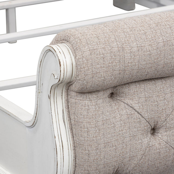Magnolia Manor King California Upholstered Sleigh Bed