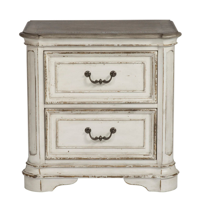 Magnolia Manor King California Panel Bed, Dresser & Mirror, Chest, Night Stand