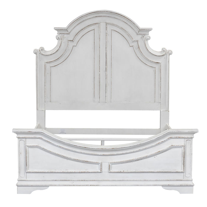 Magnolia Manor King Panel Bed, Dresser & Mirror, Night Stand