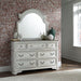 Magnolia Manor Uph Sleigh Bed, Dresser & Mirror, Chest, Night Stand image