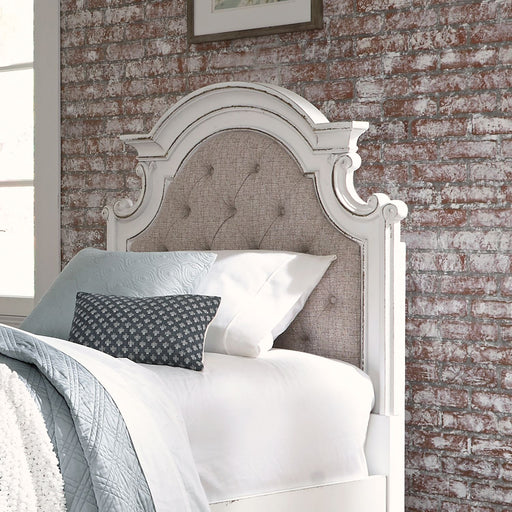 Liberty Magnolia Manor Full Upholstered Bed in Antique White image