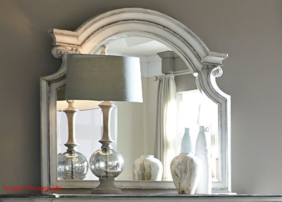 Liberty Magnolia Manor Mirror in Antique White