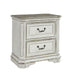 Magnolia Manor Two Drawer Nightstand in Antique White image