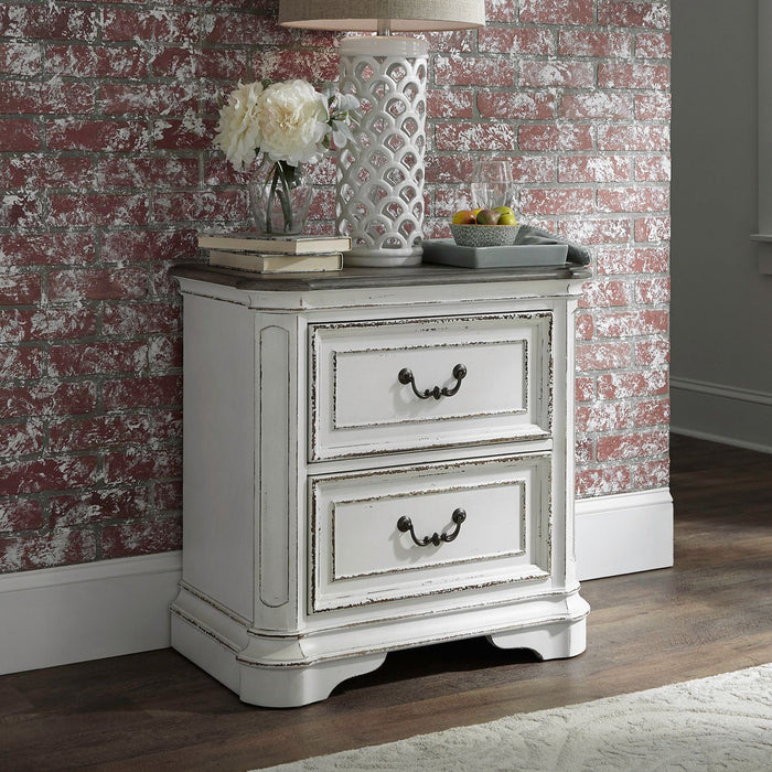 Liberty Magnolia Manor Two Drawer Nightstand in Antique White image