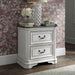 Liberty Magnolia Manor Two Drawer Nightstand in Antique White image
