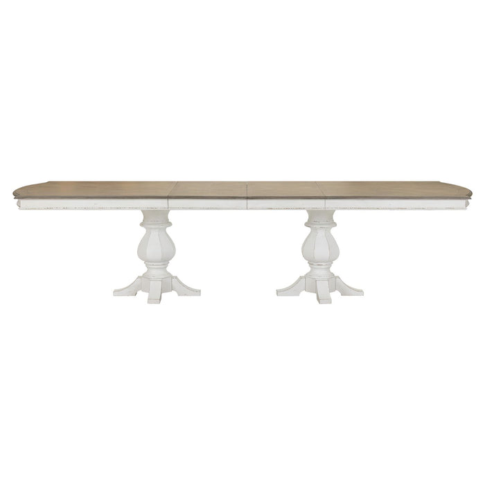Magnolia Manor Double Pedestal Table Set