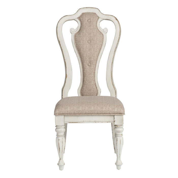 Magnolia Manor Opt 5 Piece Pedestal Table Set