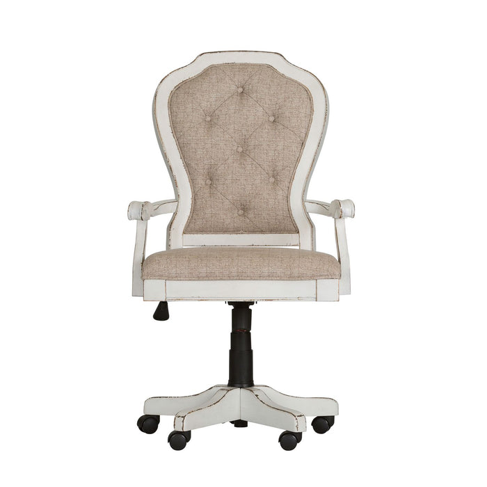 Magnolia Manor Jr Executive Desk Chair in Antique White
