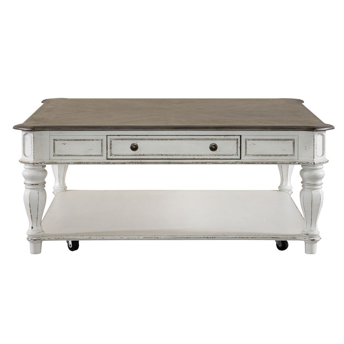 Magnolia Manor Oversized Square Cocktail Table