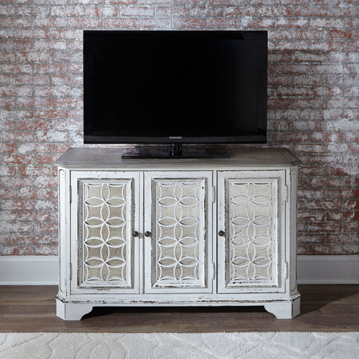 Magnolia Manor TV Console in Antique White image