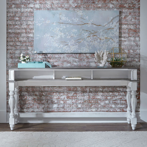 Liberty Magnolia Manor Console Bar Table in Antique White image