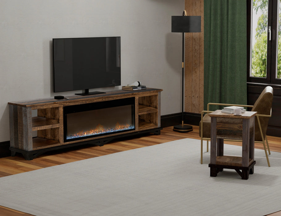 Loft Brown Electric Fireplace