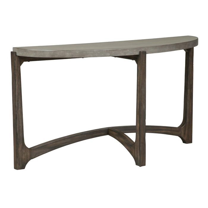 Cascade Sofa Table in Wire Brush Rustic Brown