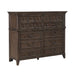 Paradise Valley 10 Drawer Chesser in Saddle Brown image