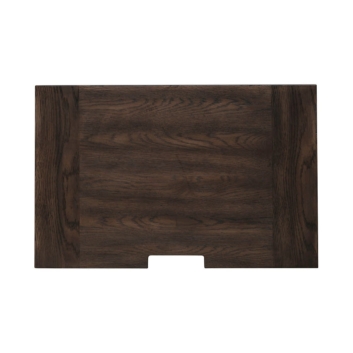 Paradise Valley Nightstand with Charging Station in Saddle Brown image