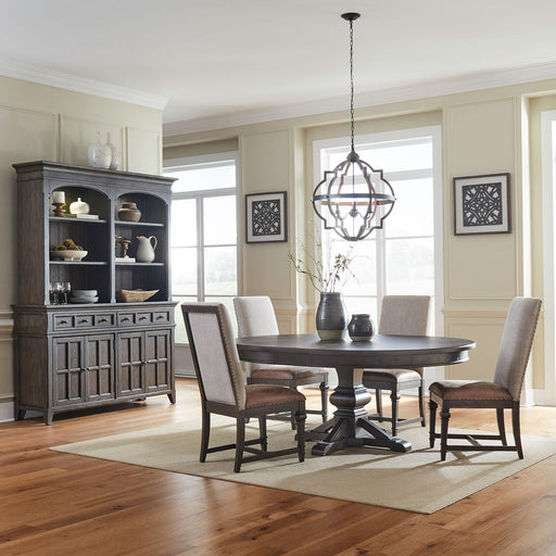 Paradise Valley Opt 5 Piece Pedestal Table Set image