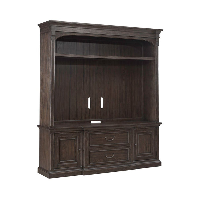 Liberty Furniture Paradise Valley Entertainment Center in Saddle Brown image