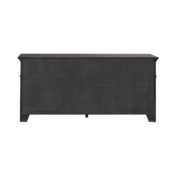 Paradise Valley Credenza in Saddle Brown