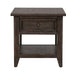 Paradise Valley Rectangular End Table in Saddle Brown image