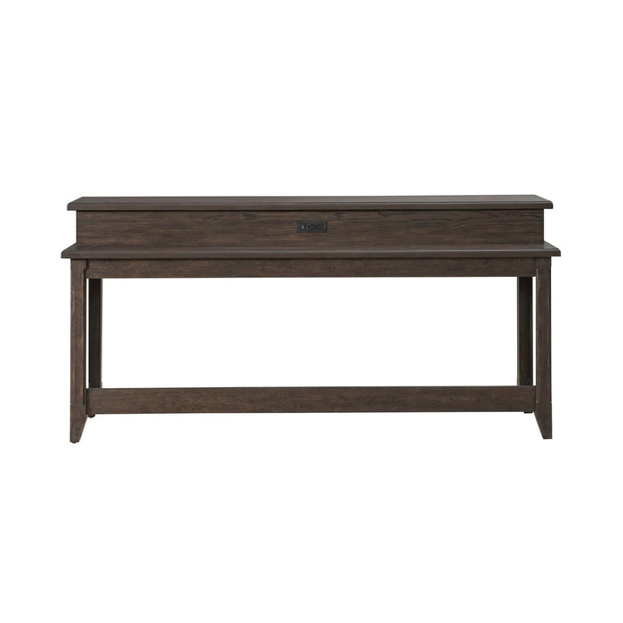 Paradise Valley Console Bar Table in Saddle Brown image