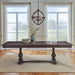 Liberty Furniture Paradise Valley Trestle Table in Saddle Brown image