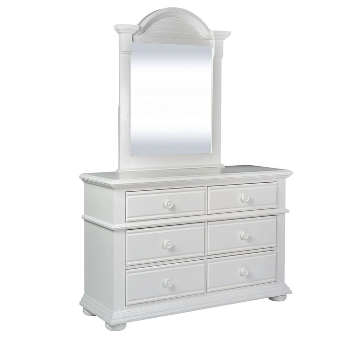 Summer House Panel Bed, Dresser & Mirror image
