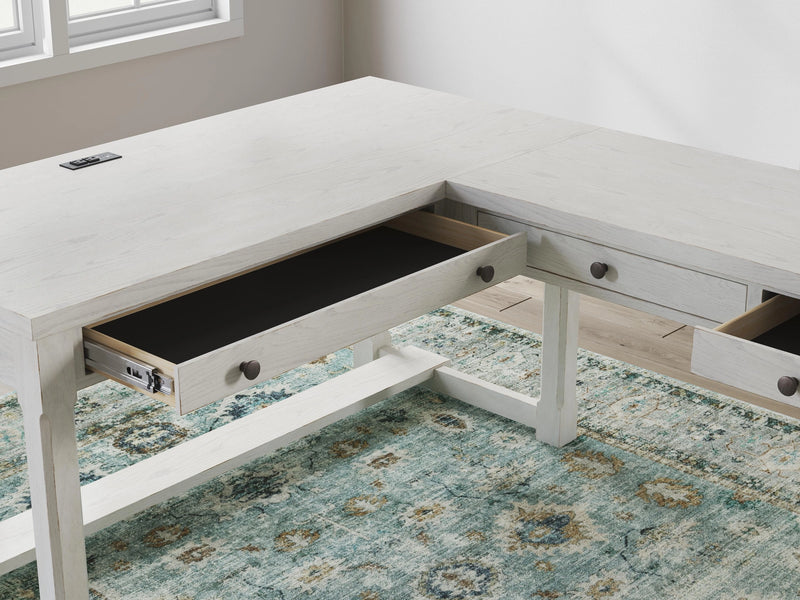 Robbinsdale L-Shaped Home Office Desk