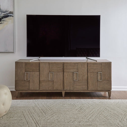Serenity 82 Inch Accent TV Console in Burnished Beige image