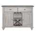 Ocean Isle Buffet in Antique White with Weathered Pine image