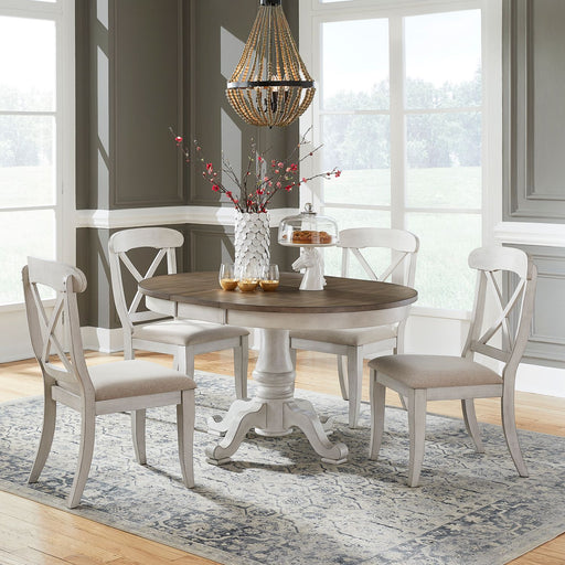 Ocean Isle 5 Piece Pedestal Table Set image