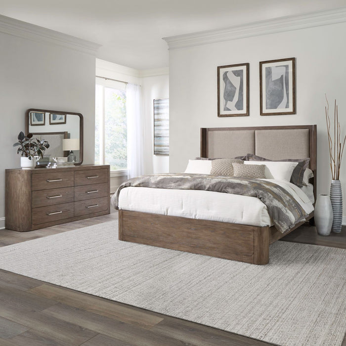 South Bend King Shelter Bed, Dresser & Mirror image