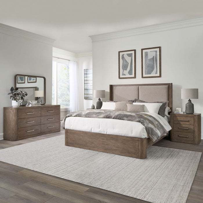 South Bend Queen Shelter Bed, Dresser & Mirror, Night Stand image